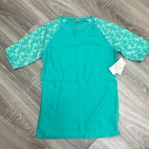 Old Navy Rash Guard Teal Women's Size M